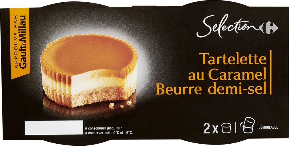 Tartelette au caramel beurre demi-sel