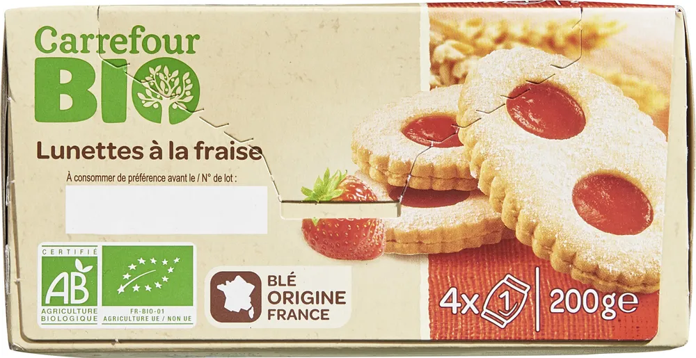 Lunettes à la fraise