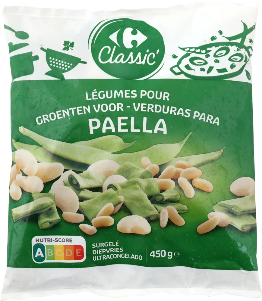 Mezcla de verdura para paella