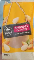Amandes émondées