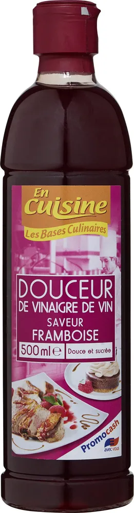Douceur de vinaigre de vin aromatisée à la framboise
