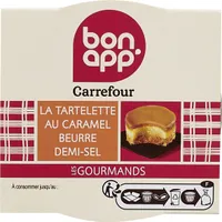 DESSERT Tartelette au caramel beurre demi-sel