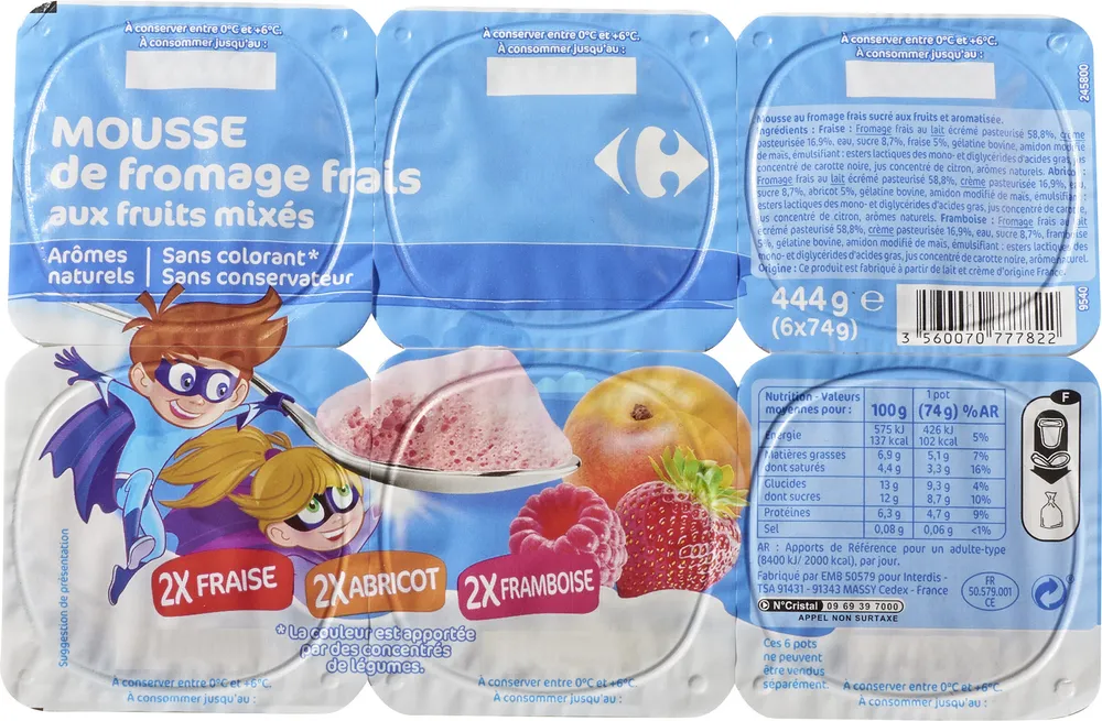 Mousse aux fruits