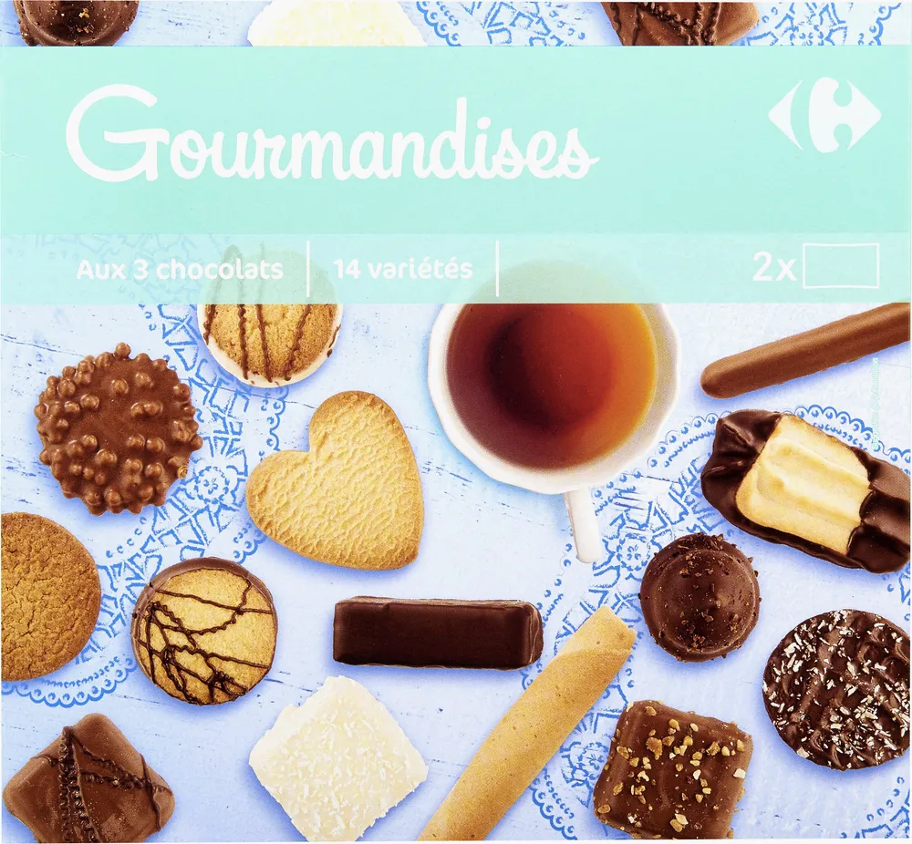Gourmandises aux 3 chocolats