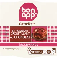 DESSERT Fondant chocolat Croustillant praliné