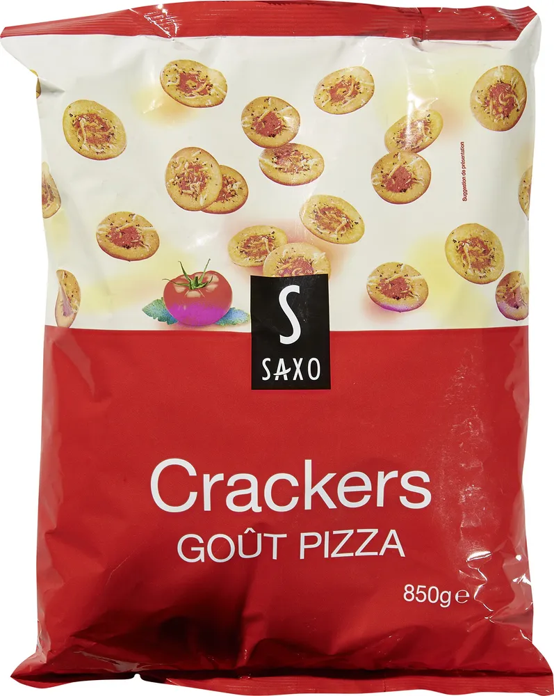 Crackers goût pizza