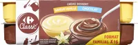 Crème dessert Saveur Vanille Chocolat