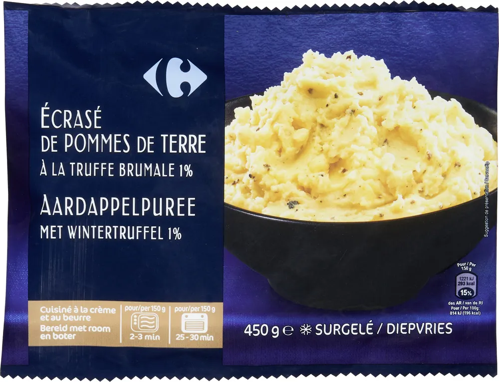 Écrasé de pommes de terre à la Truffe brumale 1%