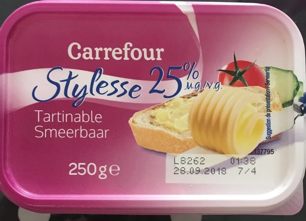 Stylesse tartinable