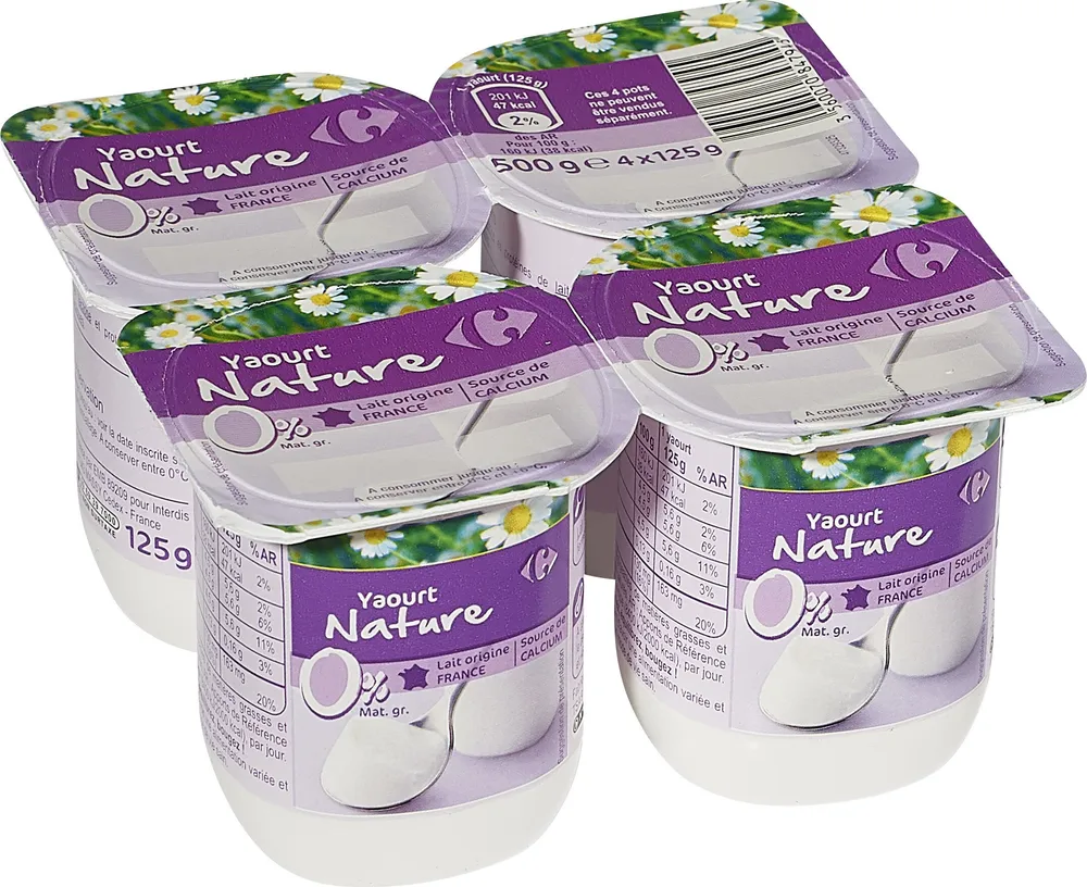 Yaourt Nature 0% Mat. Gr.