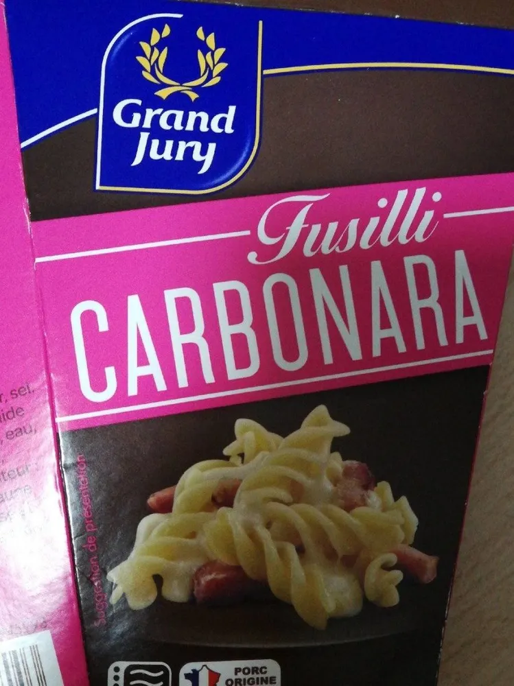Fusillé carbonara
