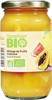 Mélange de fruits tropicaux au jus d'ananas BIO