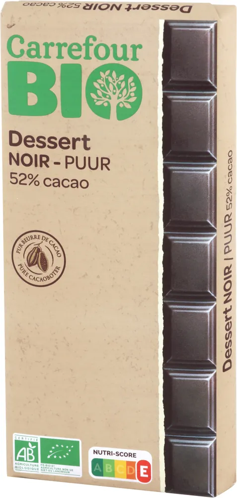 Chocolate 52% especial postres