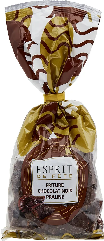 Friture noir praliné