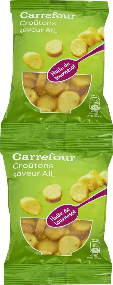 Croûtons saveur ail