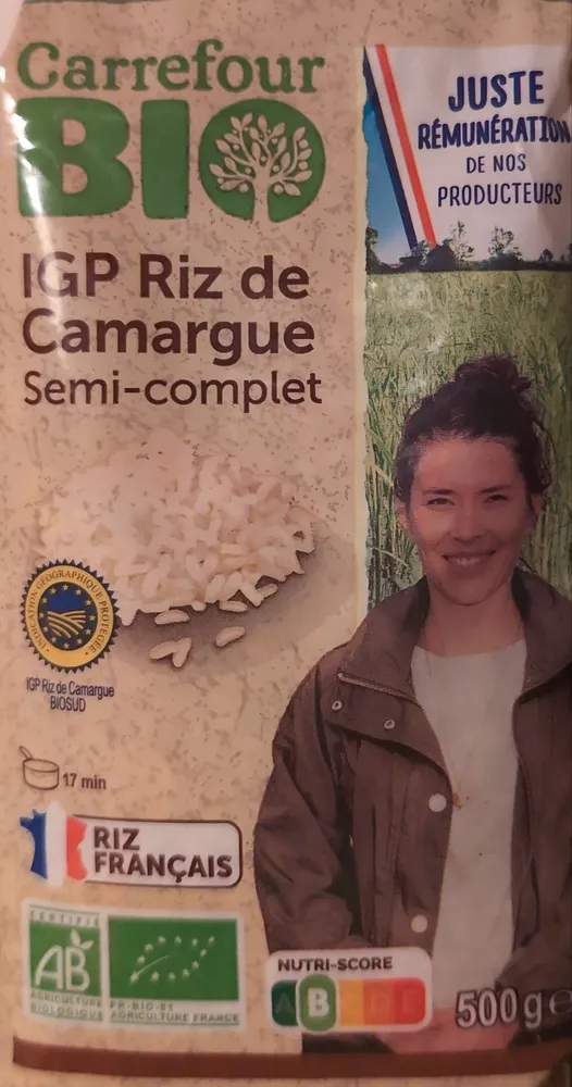 IGP Riz de Camargue Semi complet