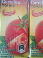 Zumo de tomate a partir de concentrado