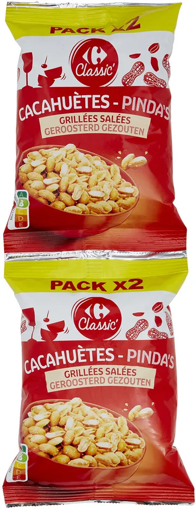 Cacahuètes grillées salées