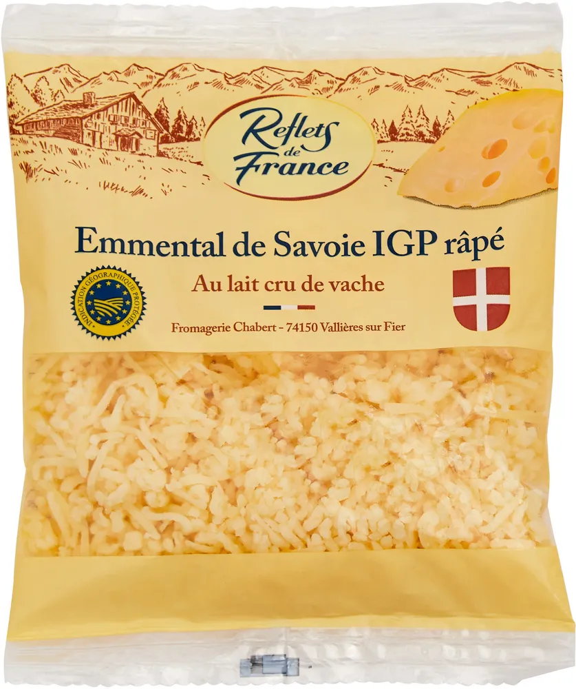 Emmental de Savoie IGP râpé Au lait cru de vache