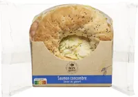 Bagel Saumon Concombre Sauce au Yaourt