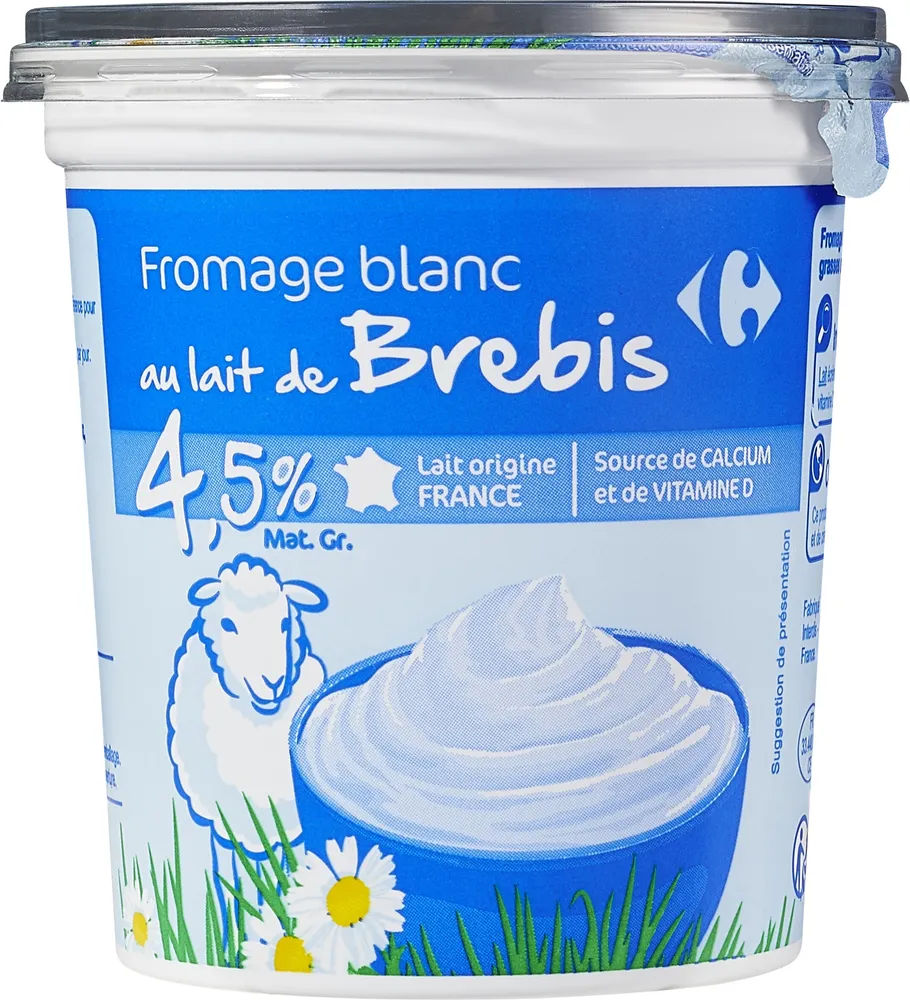 Fromage blanc au lait de Brebis