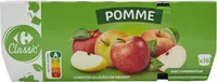 Pomme Compotes allégées en sucres*