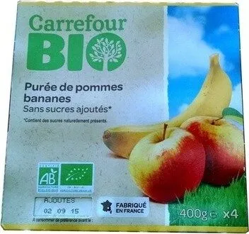 Purée de pommes bananes