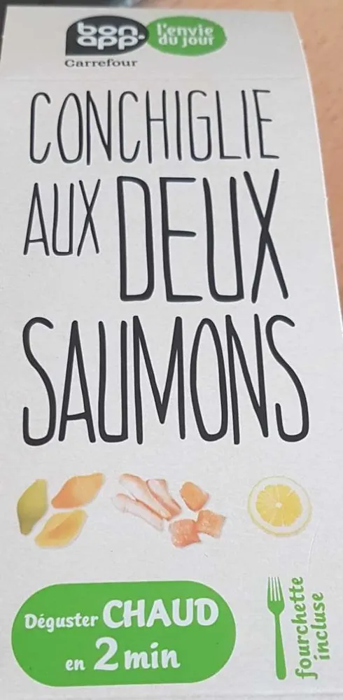 Conchiglie aux deux saumons