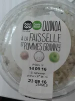 quinoa  à la faisselle et pommes granny