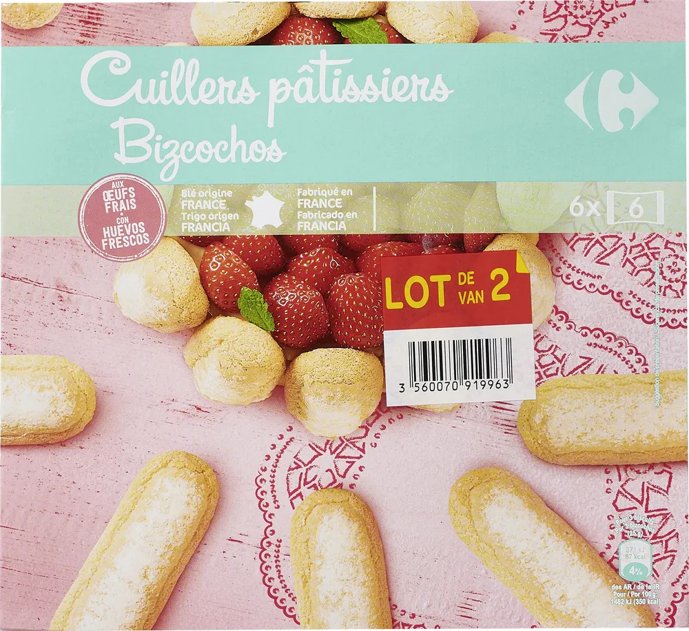 Biscuits cuillers