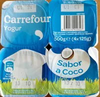 Yogur sabor a coco