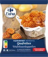 Pommes Gaufrettes - four