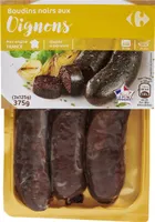 Boudins noirs aux oignons