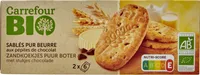 Sablés pur beurre aux pépites de chocolat