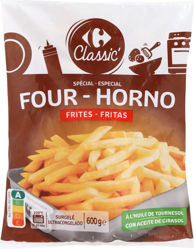 Patatas fritas especial horno