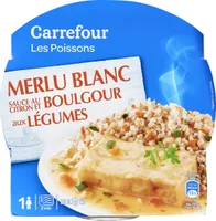 Merlu blanc & boulgour aux légumes Sauce citron