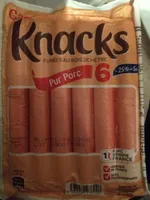 Knacks -25% de sel fumées au bois de Hêtre