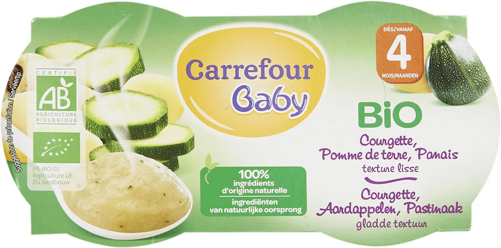 Bio Courgette, Pomme de terre, Panais