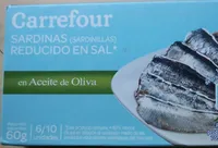 Sardinas reducido en sal