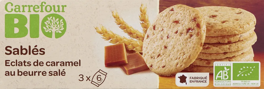 Sablés aux éclats de Caramel au beurre salé