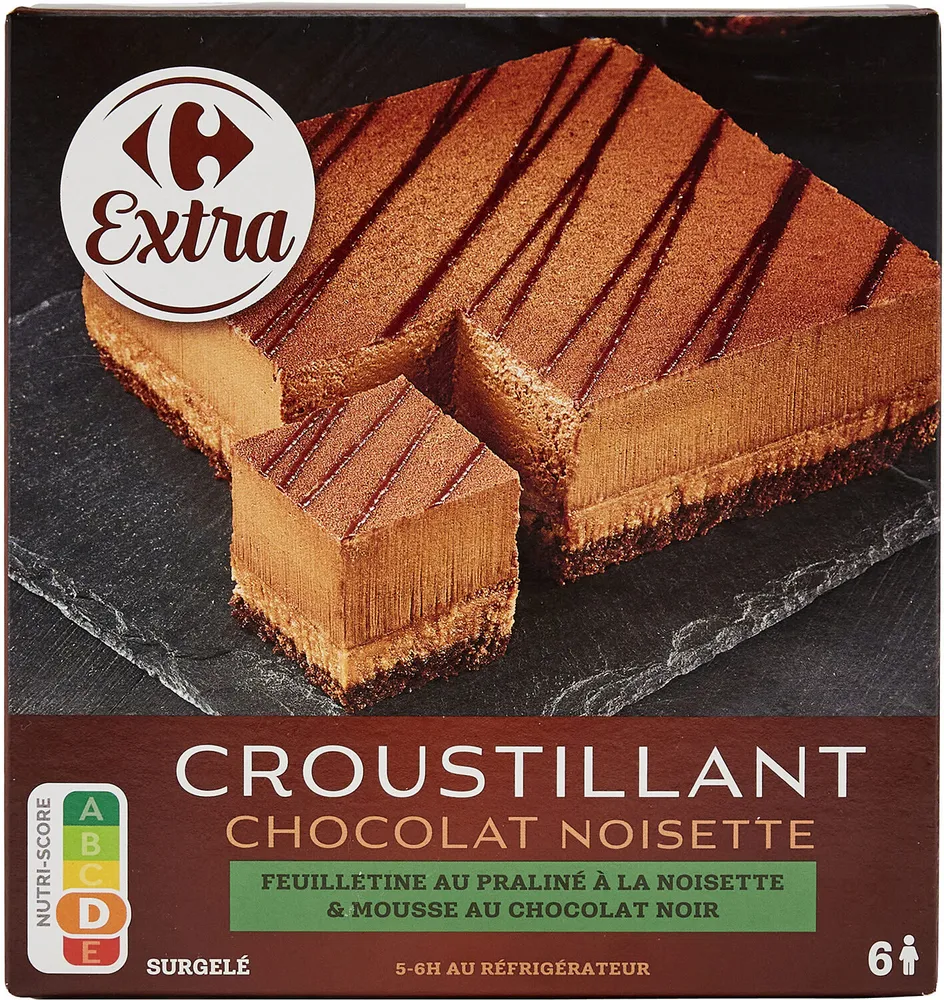 Croustillant chocolat noisette