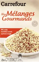 blé et lentilles soja et Quinoa