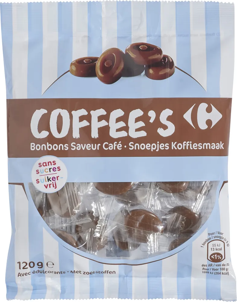 Bonbons saveur café