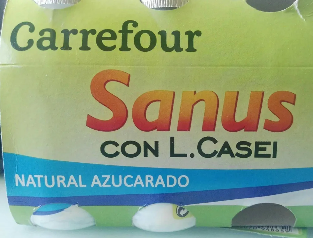 sanus con L.casei azucarado