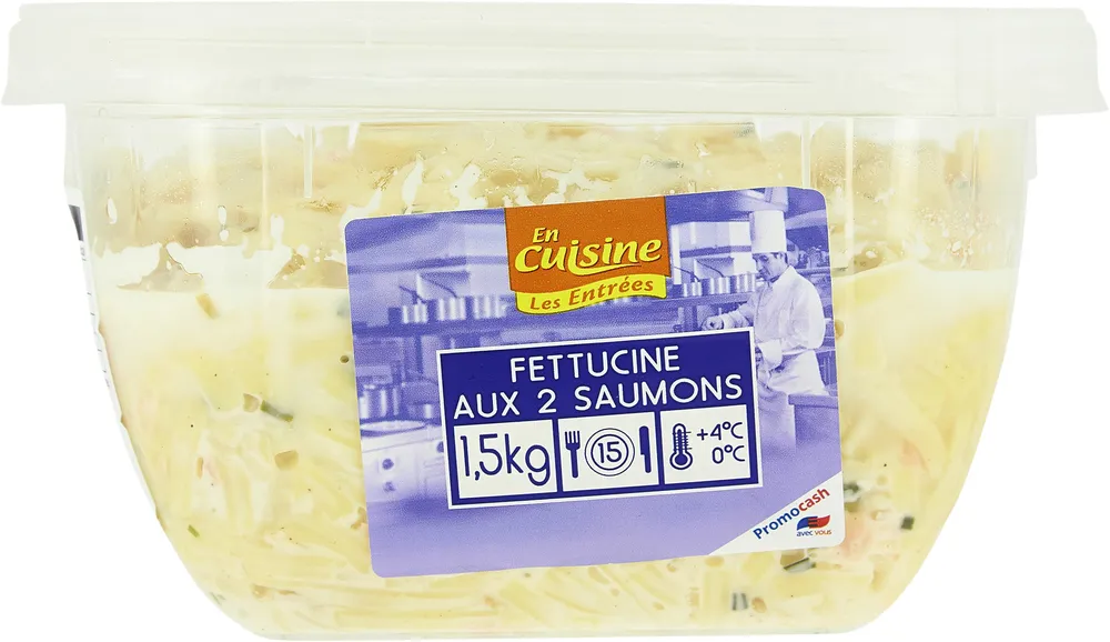 Fettucine aux 2 saumons