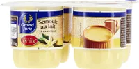 Semoule au lait à la vanille