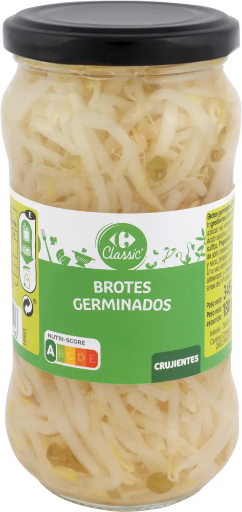 Brotes germinados agridulces