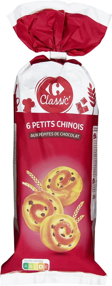 6 petits chinois aux pepites de chocolat