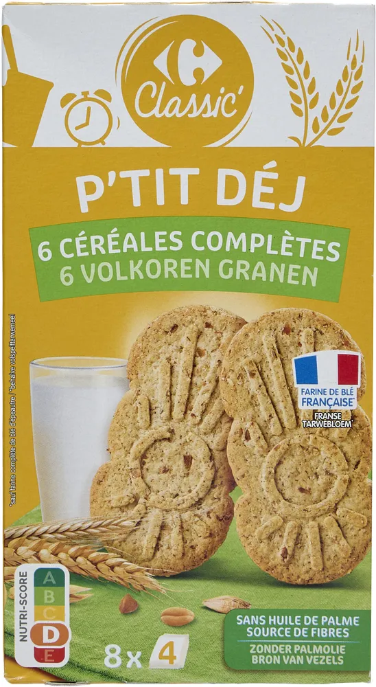 P'tit Déj 6 céréales complètes