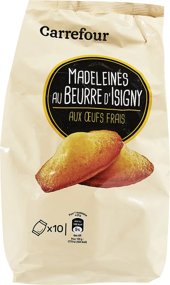 Ma Madeleine au beurre d'Isigny